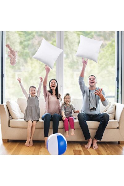 Utopia Bedding Throw Pillows Insert (Pack of 2, White) - 20 x 20 Inches