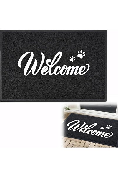 Generic Welcome Door Mat for Door Entrance, Non Slip Washable Doormat for Bat...