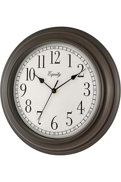 Generic La Crosse 20898 12 Inch Forever & Always Quartz Wall Clock, 11.25", Brown