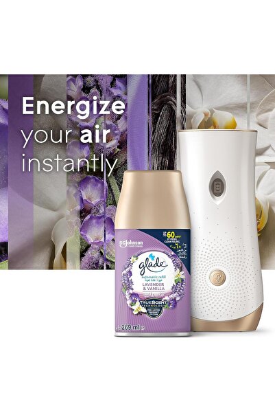 Glade Automatic Air Freshener Spray Refill - Lavender & Vanilla, 269ml