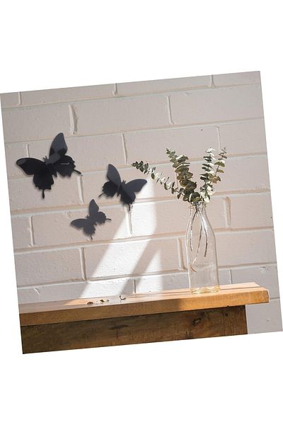Generic Oasisgalore Butterfly Wall Stickers for Bedroom,3D Decoration Wall Stickers Removable Stiker Decor