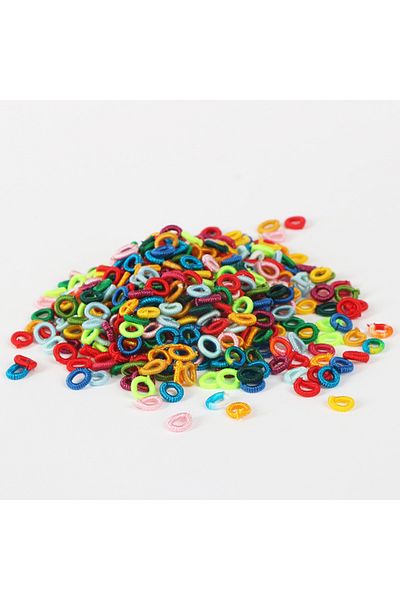 Generic 200pcs Decorative Headbands Non-elastic Braided Coil Pineapple Buckle Diy Accessories 5-7mm