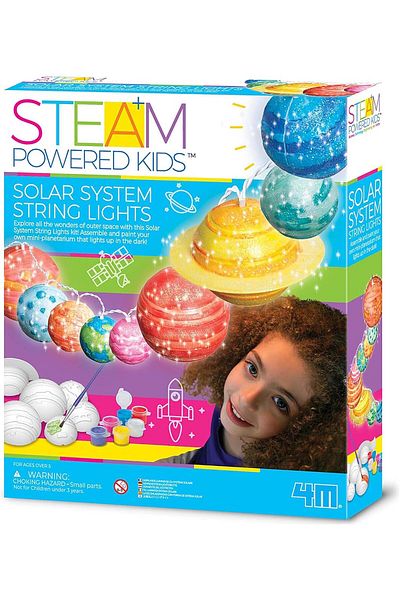 4M 4M Girl Steam / Solar System String Lights (00-04905)