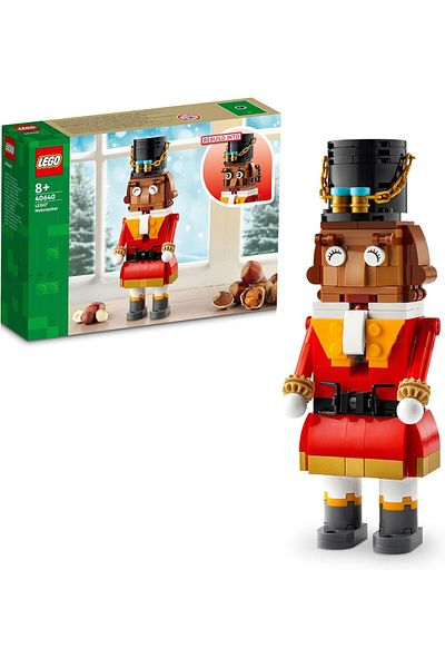 Generic LEGO Creator Nutcracker Figure Festive Building Toy Set for 8 Plus Year Old Boys and Girls, Stockin
