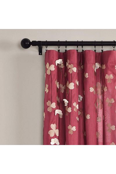 Generic Lush Decor C01240Q12 Flower Drops Curtain Panel for Living Room, Bedroom, Dining Room (Single), 84"