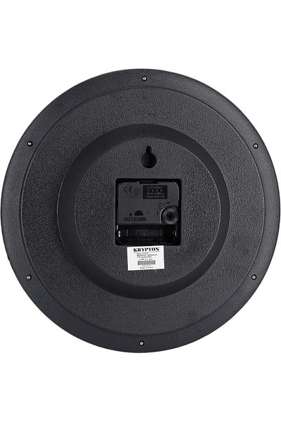 KRYPTON Modern Round Wall Clock – Easy-to-Read, Silent Quartz Movement, Stylish Décor