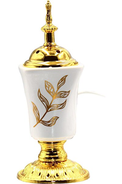 Biki Electric Incense Burner for Oud - Suitable for Office and Home - White a...