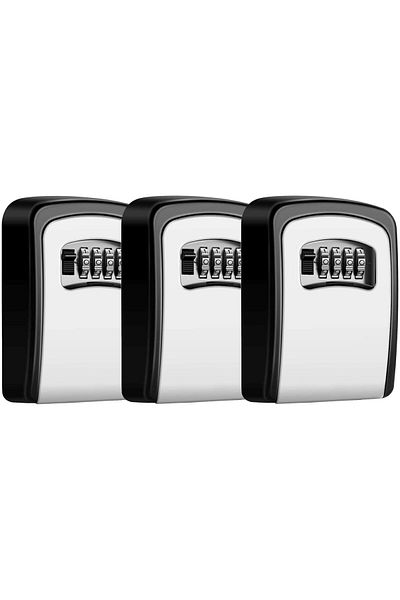 Echo Soul Set of 3 Combination Key Storage Boxes ®, 130x100x50 Mm
