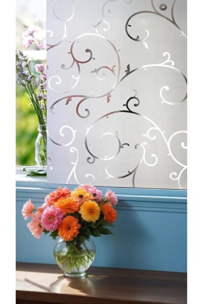 Sweet seven فيلم زجاج ملون مصنفر للنوافذ - مادة لاصقة ثابتة، غير لاصقة، فيلم ...