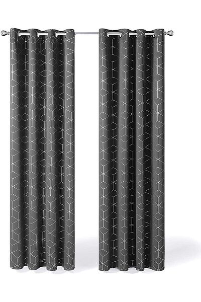 Generic Bolivia's Blackout Curtains, 2 Panels Decorative Diamond Foil Printed Thermal Insulated Privacy Pro