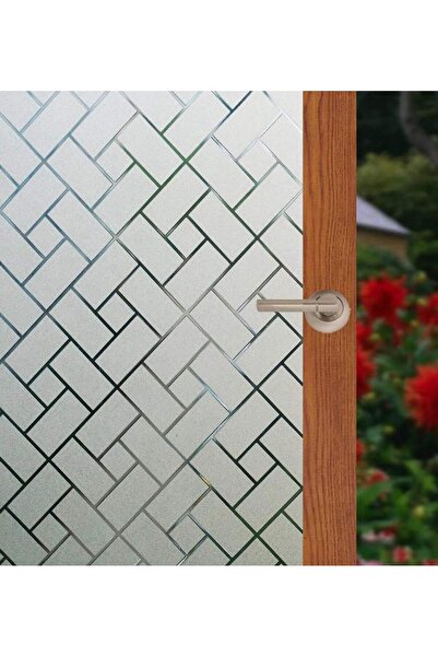 Arthome WALL DECOR أفلام زجاجية للخصوصية بدون لاصق، ملصقات ثابتة غير لامعة لل...