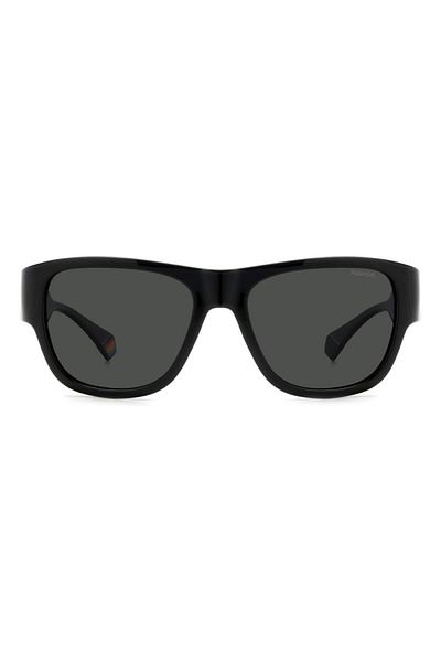 Polaroid Polaroid PLD 6197/S 807/M9 Women's Sunglasses, Black, Rectangular, 55 mm