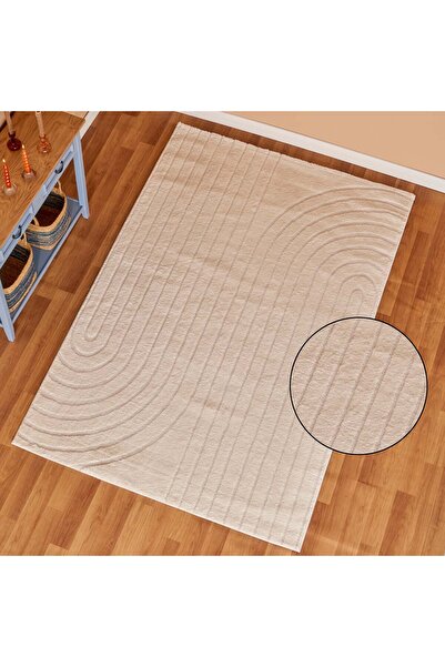 Bella Maison Alora Modern Halı Beyaz (160x230 cm)