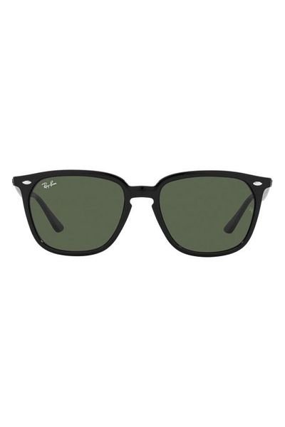 Ray-Ban Unisex sunglasses, Ray-Ban RB 4362 601/71, Solid color, Black, 55 mm