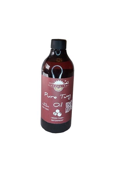 woodworker Ulei pur de tung, pentru prelucrarea lemnului, 500 ml