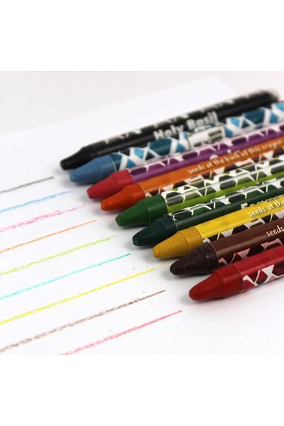 BUY RESPONSIBLY Plantable Seed Crayons - Eco-Friendly Coloring Set for Kids