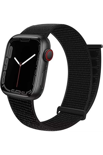 Uhkz Curea pentru Apple Watch Ultra Uhkz, neagră, nailon
