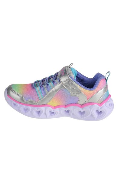SKECHERS Heart Lights-Rainbow Lux, Girls' Sneakers