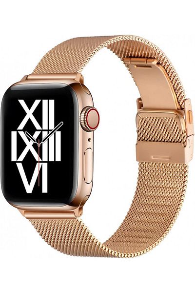 AFEKYY Strap for Apple Watch 6/5/4/3/2/1 AFEKYY, stainless steel, gold