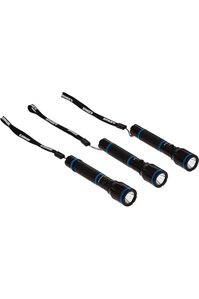 Olsenmark 3 In 1 Rechargeable Led Flashlight 4w Cree Waterproof 1.5hr Use Aluminium Body For Outdoor