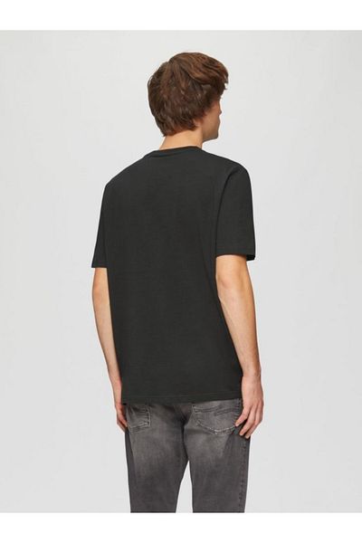 QS by s.Oliver Men's Crew Neck T-shirt With Logo,