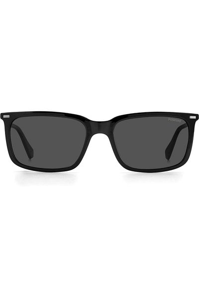 Polaroid Ochelari de soare bărbătești Pld 2117/s 807/m9, negri, dreptunghiulari, 55 mm