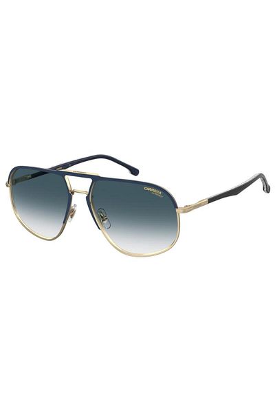 Carrera Ochelari de soare bărbătești Carrera CA318/S KY2/08, albaștri, Aviator, 60 mm