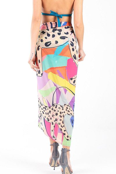 New Obsessions Cheetah Women's Pareo Beachwear