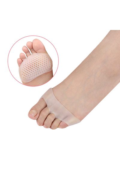 MACVI Pernute din Silicon Macvi® pentru Protectie si Confort, Set 2 Bucati, Transparent Alb