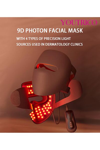 Youtrico Beauty Facial Mask LED Skin-Tendering Rechargeable