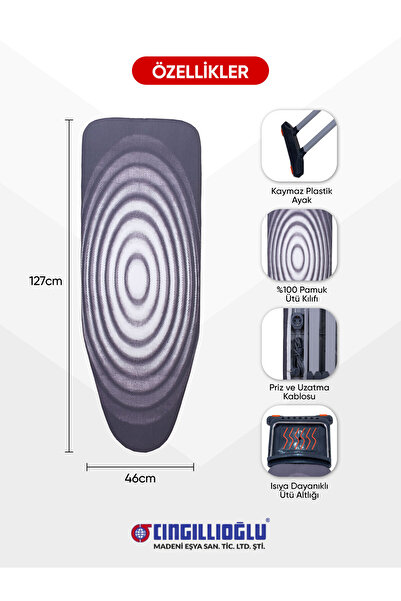 Cıngıllıoğlu Cm-910 Bellini Home Ütü Masası