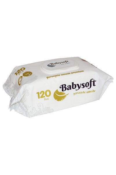 Babysoft Babysoft Premium Wet Wipes, 120 pcs/pack