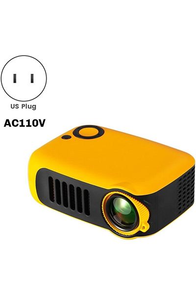 fulina HD Projector, 3D Screen Display, LED, Portable, Smart HD Port, 1080p, Suitable for Home Use