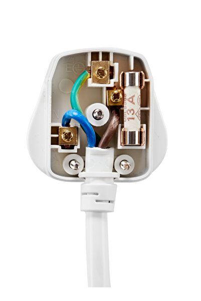 Lawazim 5-Way Heavy-Duty Extension Cord - 2990W with 3M Cable, 13A Fused Plug, and On/Off Switches