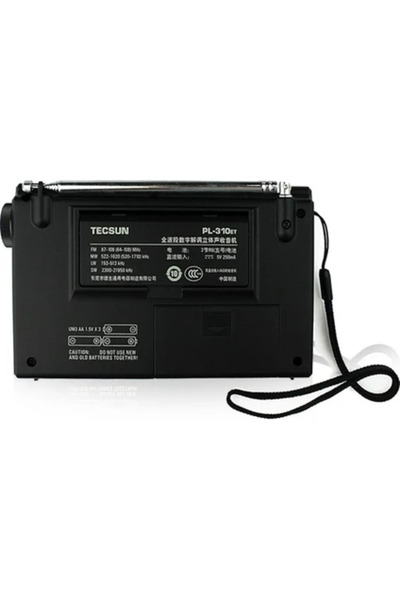 Tecsun PL-310 ET Taşınabilir Radyo FM/AM/SW/LW Dijital LED Ekranlı Stereo Alıcı Tam Bant Radyo