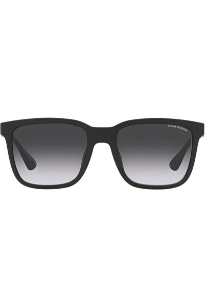 Armani Exchange Ochelari de soare pentru bărbați Armani Exchange AX4112SU 80788G, negri, rectangulari, 55 mm