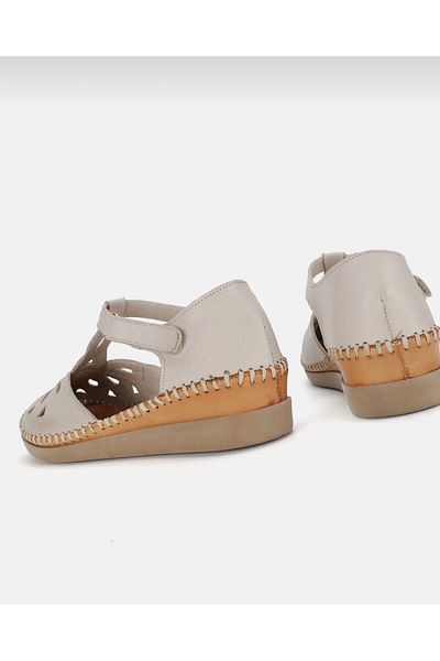 Brs Casso Closed Front Genuine Leather Sandals