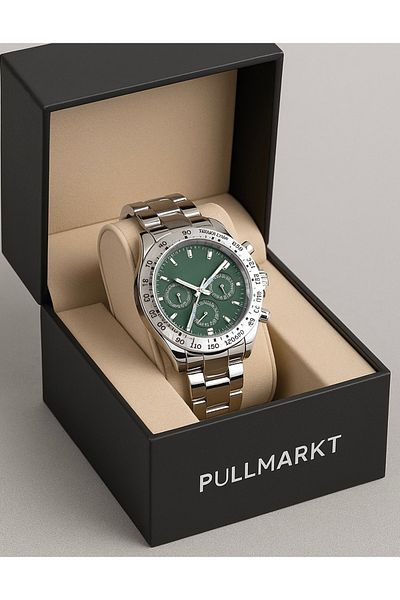 pullmarkt بريميوم - ساعة يد رجالية