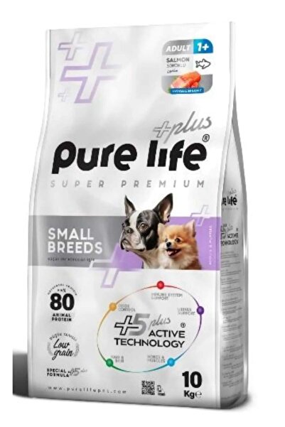 PureLife Plus Somonlu Küçük Irk Yetişkin Köpek Maması 10 kg