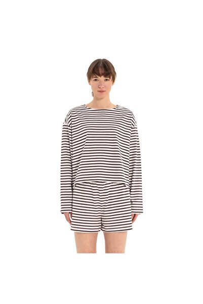 Stripe %100 Pamuk T-Shirt
