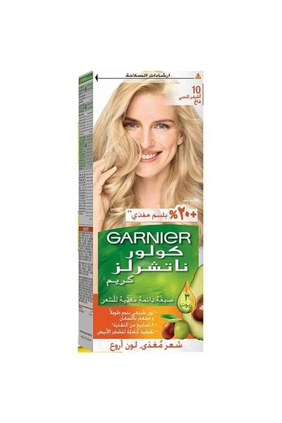 Garnier Garnier Color Naturals Hair Dye, Light Ash Blonde 10
