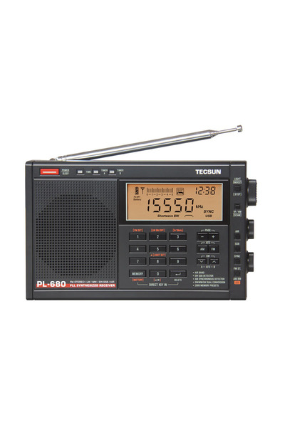 Tecsun PL-680 Radyo FM Dijital Ayarlama Tam Bant FM/MW/SBB/PLL SENTEZLİ Stereo Radyo
