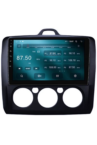 navi-it Dedicated navigation Focus 2004-2011 Manual Climate, Black, 4GB RAM 64GB ROM, Quad Core, 9" Display