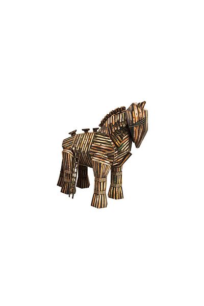 umbum 3D Puzzle Trojan Horse Troy Realistic Cardboard Model