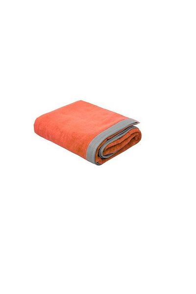 Generic منشفة شاطئ فاخرة من المخمل كبيرة الحجم - قطن مخملي ناعم 90 × 165 سم - 450 جرام لكل متر مربع 100% قطن