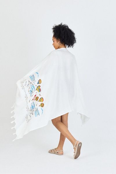 Mulberry Πετσέτα θαλάσσης μπάνιου Samira Printed Bamboo Peshtemal
