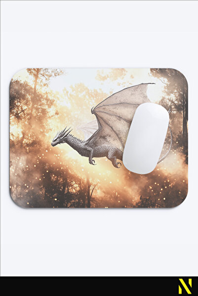 nilizma Mouse Pad ergonomic cu model Dragon – Design colorat și confortabil cu bază anti-alunecare