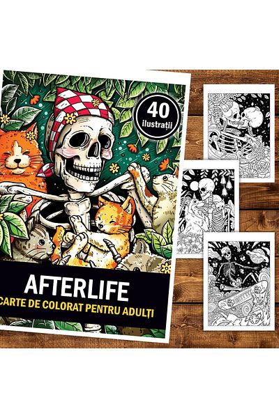 Legendary Gifts Coloring Book, 50 Illustrations, Afterlife, 106 Pages, Format: A5