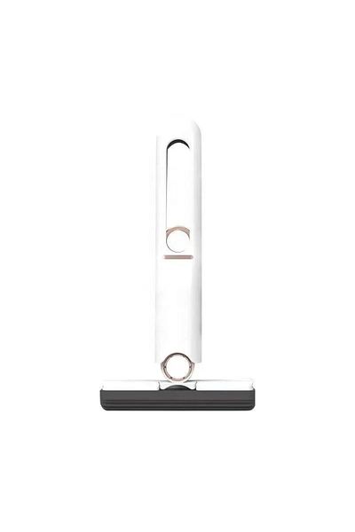 MACVI Mini Mop Macvi® pentru Curatarea Suprafetelor si Geamurilor, Stoarcere, Portabil, 29 cm, Alb