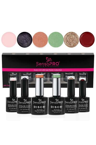 SensoPRO Milano Set de 6 oje semipermanente 10ml SensoPRO Milano, Super Star